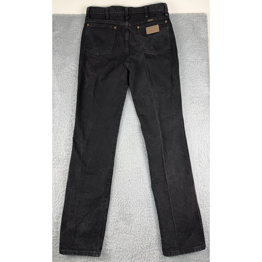 Wrangler Men’s Straight Jeans in Black